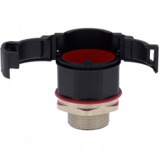 WISKA EBFS-17-20-BK M20 BraceFITTING, 17mm, Black, Pack of 10